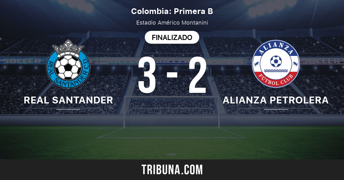 Cd Real Santander Vs Alianza Petrolera Marcador En Vivo Retransmision Y Enfrentamientos Directos 08 09 2010 Previsualizar Partido Cd Real Santander Vs Alianza Petrolera Equipo Hora De Comienzo Tribuna Com