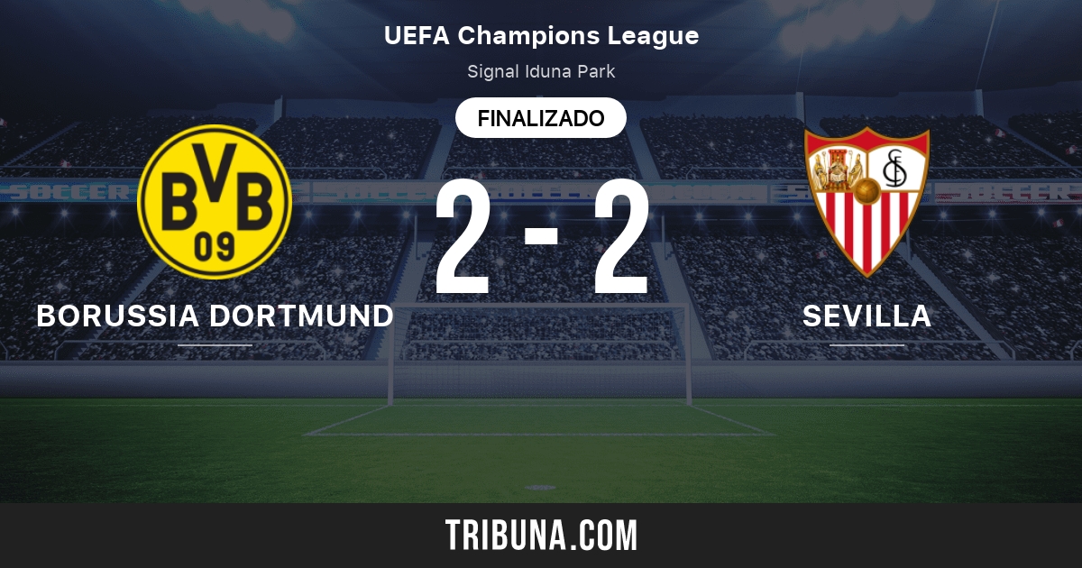 Borussia dortmund vs sevilla estadisticas Outlet