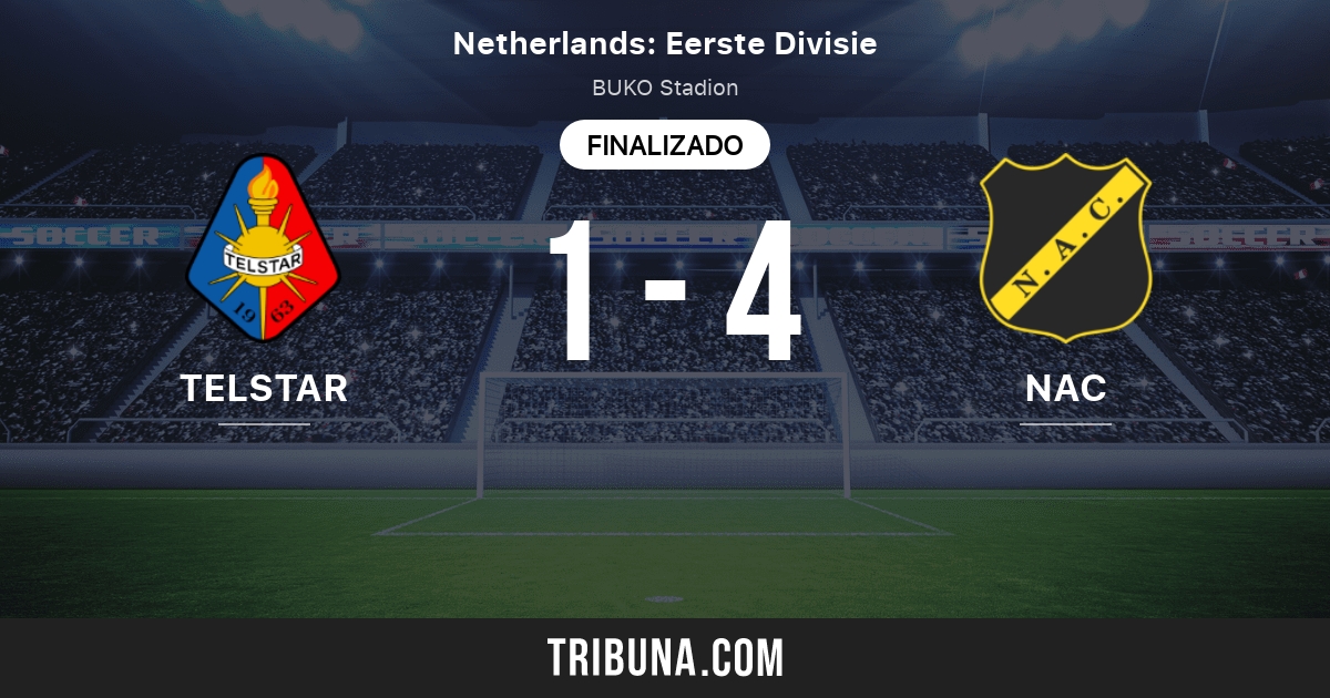 Sc Telstar Vs Nac Breda Marcador En Vivo Retransmision Y Enfrentamientos Directos 18 02 2022 Previsualizar Partido Sc Telstar Vs Nac Breda Equipo Hora De Comienzo Tribuna Com
