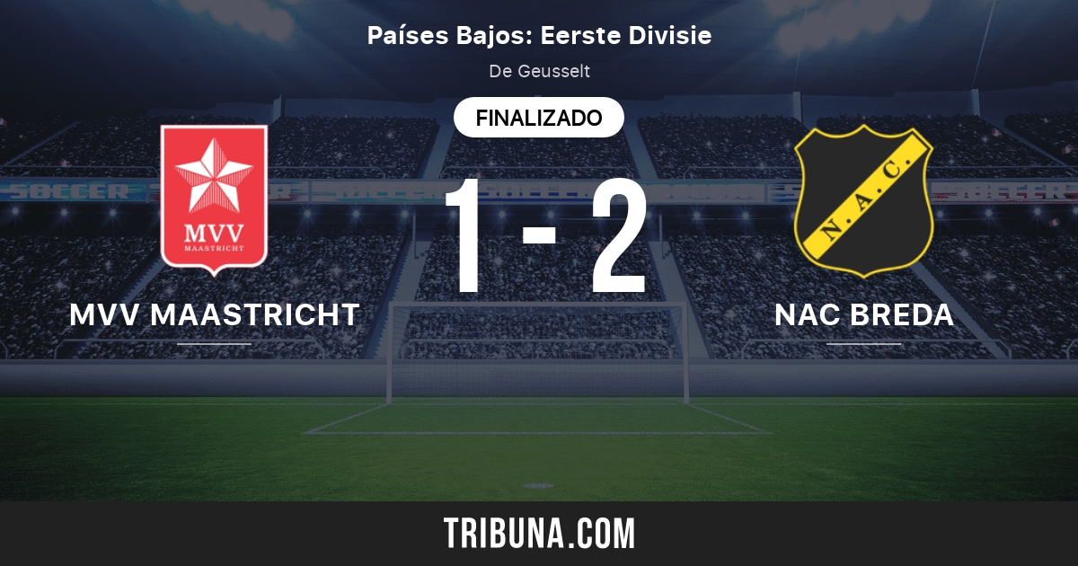 Mvv Maastricht Vs Nac Breda Clasificaciones En Primera Division 04 03 2022