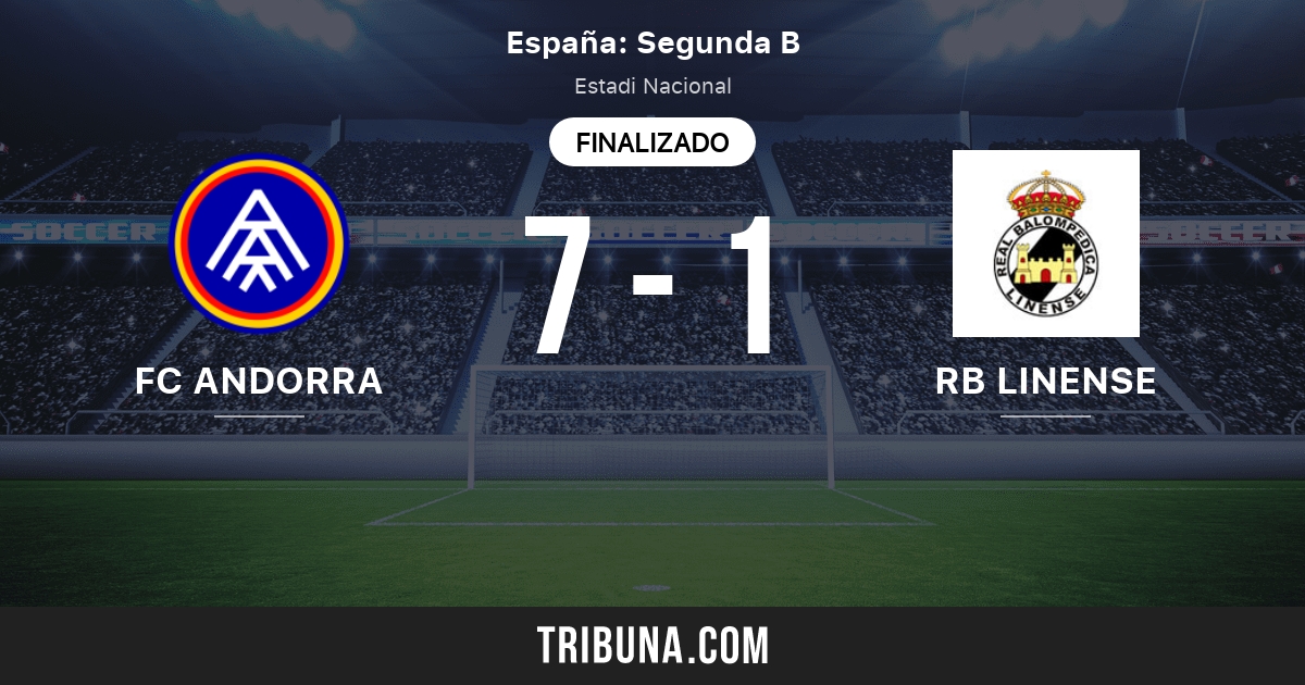 FC Andorra vs RB Linense Marcador en vivo, Retransmisión y