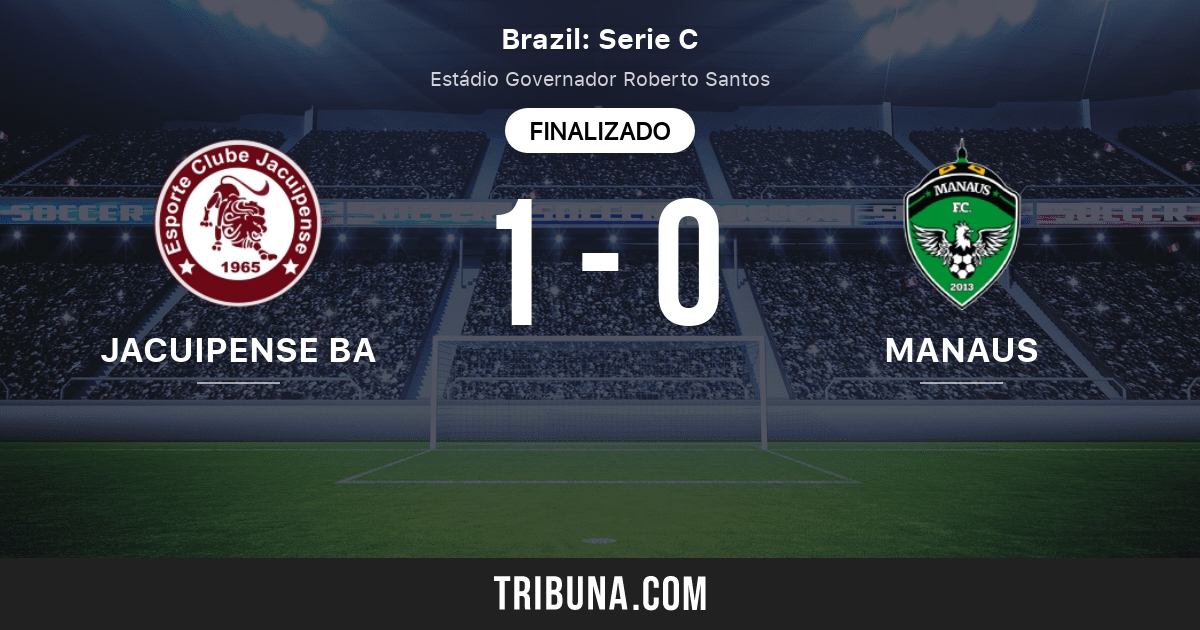 Manaus fc am vs ec jacuipense ba