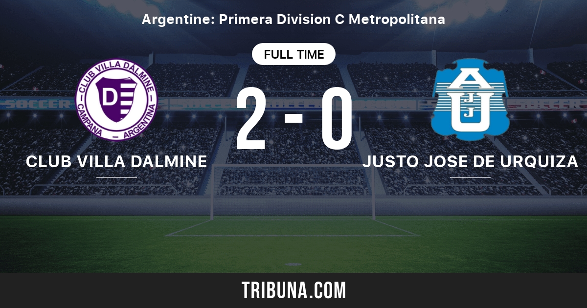 Club Villa Dalmine vs Justo Jose de Urquiza: Score en ...