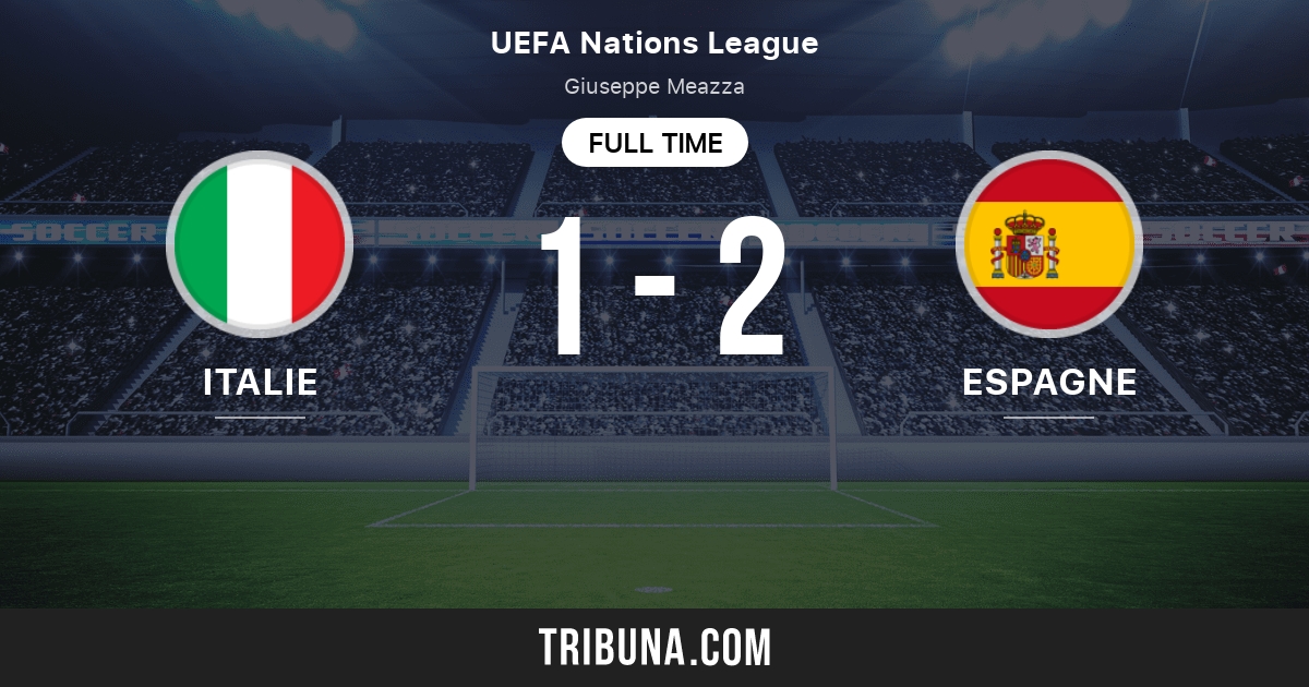 Italie vs Espagne Match des statistiques face à face 06/10/2021