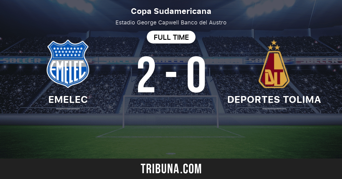 Cs Emelec Vs Deportes Tolima Score En Direct Stream Et Resultats H2h 19 05 2021 Avant Match Cs Emelec Vs Deportes Tolima Equipe Heure De Debut Tribuna Com