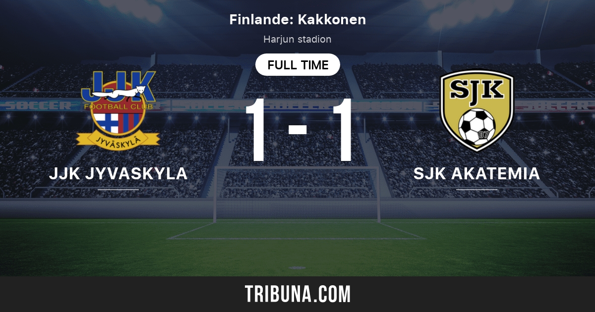 JJK Jyvaskyla vs SJK Akatemia: Score en direct, Stream et résultats H2H