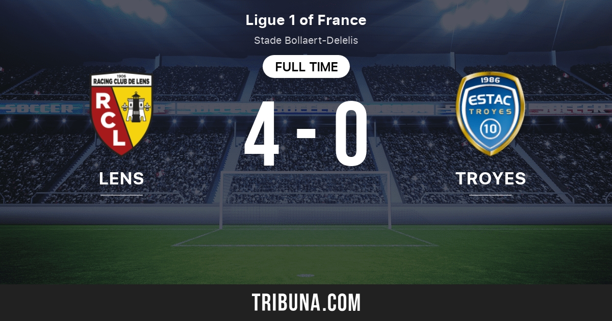 lens vs troyes score en direct stream et resultats h2h 05 11 2021 avant match lens vs troyes equipe heure de debut tribuna com