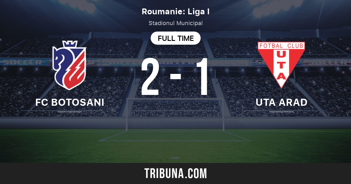 Fc Botosani Vs Uta Arad Classement En Liga I 06 08 2021