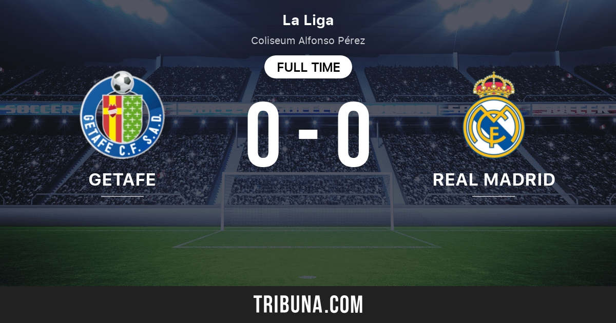 Getafe vs Real Madrid Score en direct, Stream et